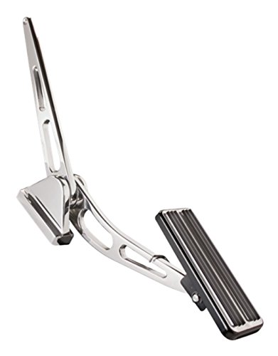 BILLET SPECIALTIES Black Rectangle Gas Pedal Assembly #199115 - Universal Fit for Street Rod & Custom Cars - Upgrade Your Ride with Durable Performance Pedal