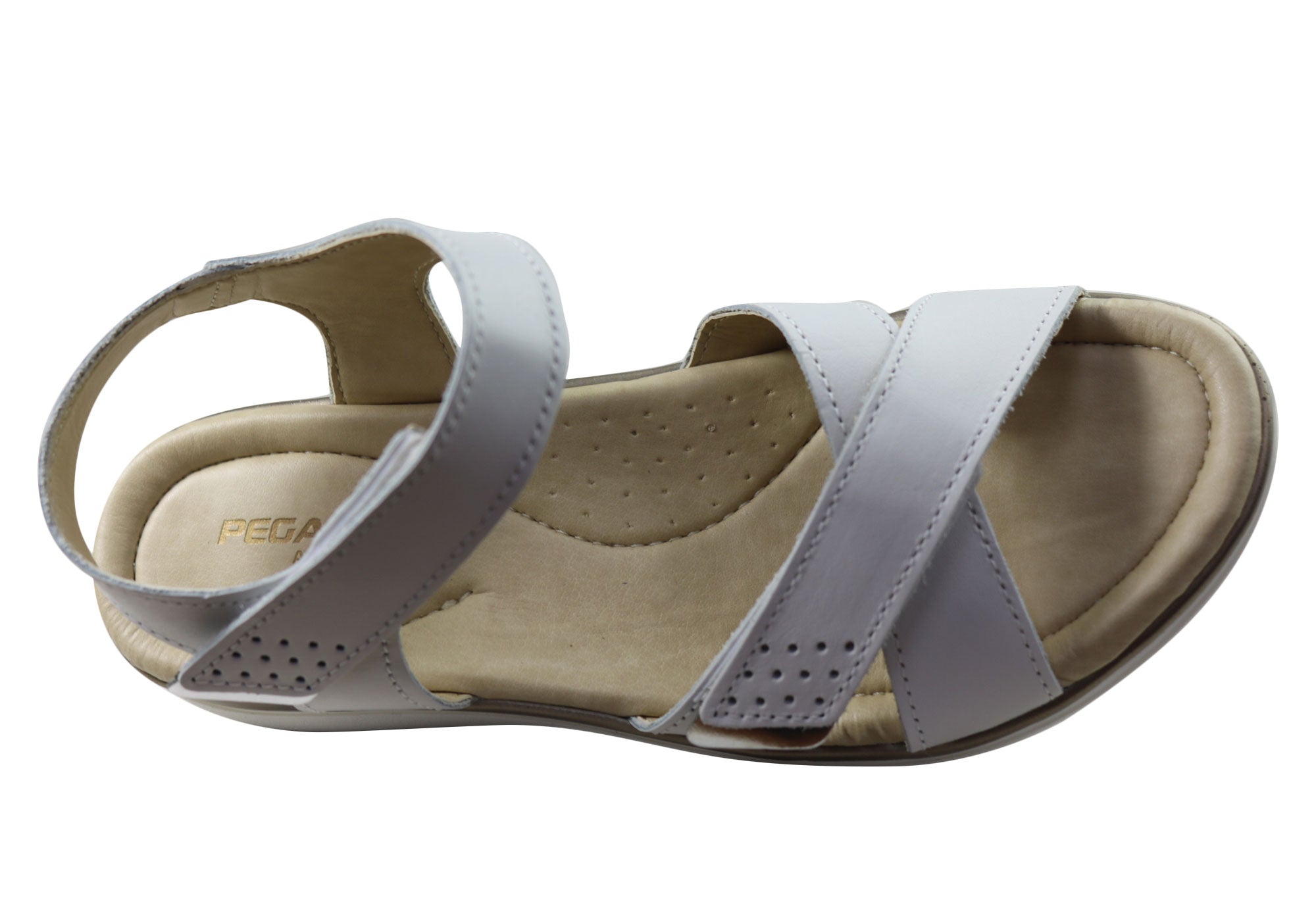 Pegada Kerala Women's Comfortable Leather Sandals - Handmade in Brazil - Perfect for Beach, Vacation & Summer Outfits
