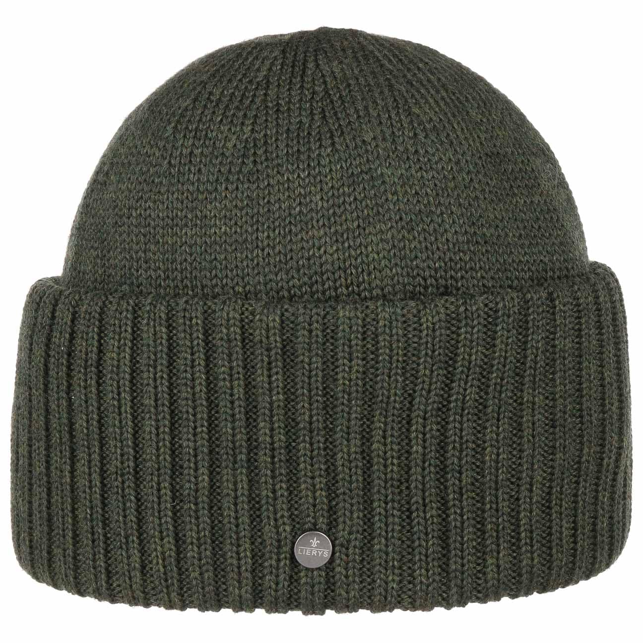 Lierys Big Cuff Merino Wool Hat - Warm Winter Beanie for Men & Women - Perfect for Skiing, Hiking, and Cold Weather Activities