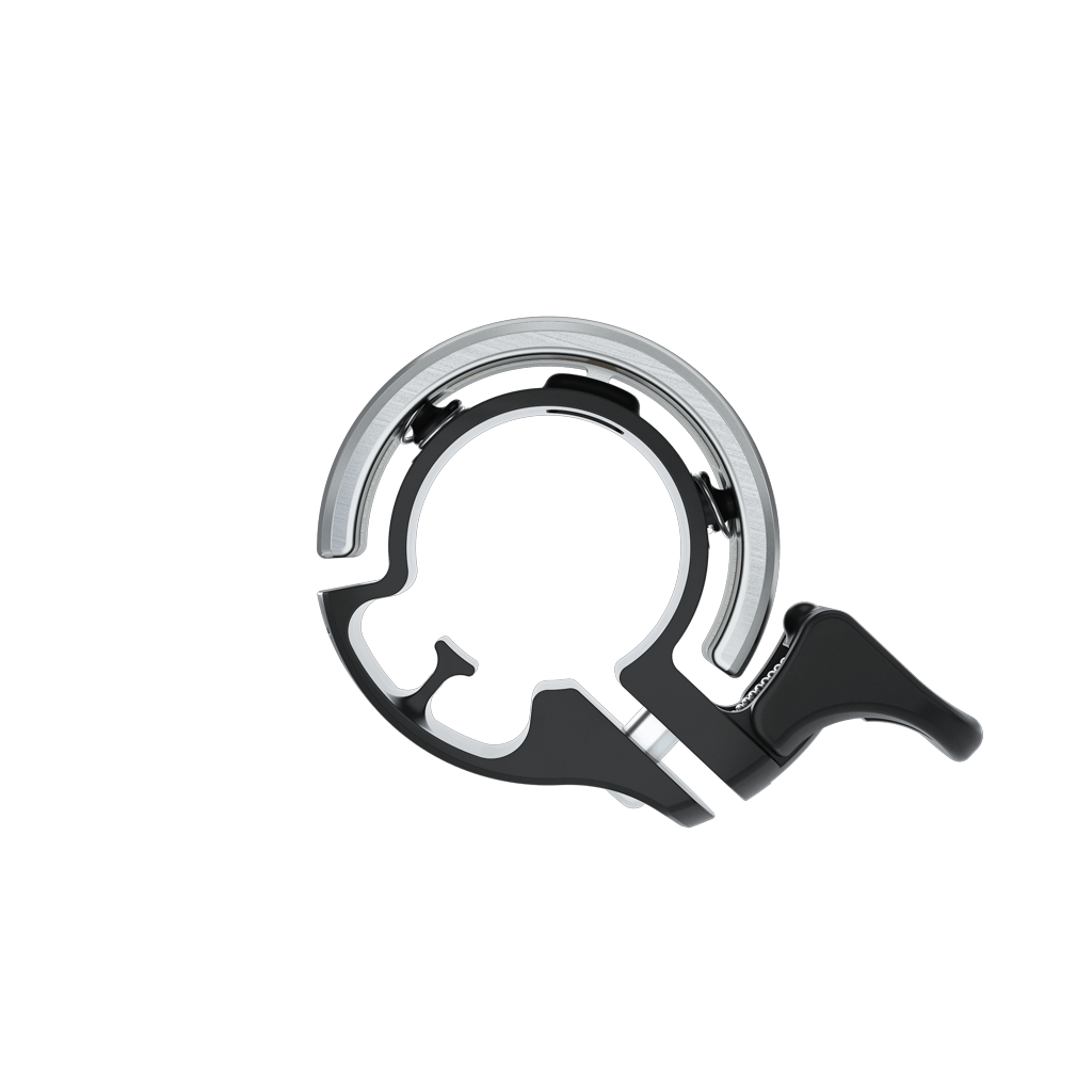 Knog Oi Classic Bike Bell - Durable & Loud Bicycle Bell for Urban Commuters, Mountain Bikes & Kids Bikes - Perfect for Safety & Style on Road or Trail Rides
