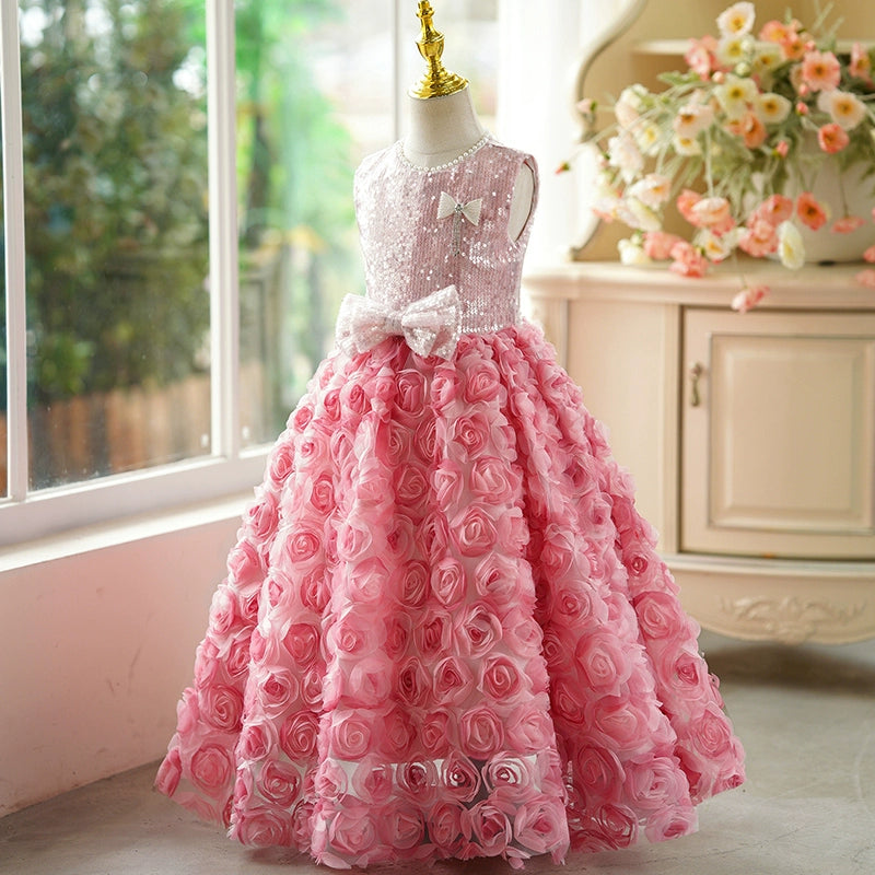 Adorable Baby Girl Pageant Dress for Toddlers - Elegant Princess Birthday Party Gown | Perfect for Pageants, Photo Shoots & Special Occasions