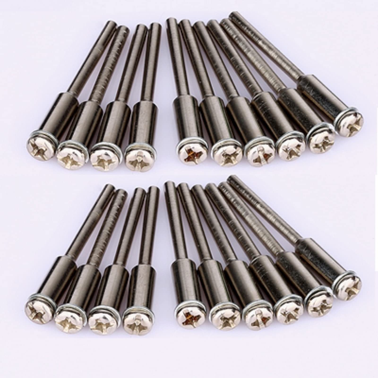 20Pcs 2.35mm Shank Mandrel for Grinder Rotary Tool - Extension Rod for Saw Blade & Cutting Disc - Perfect for Metalworking, Woodworking & DIY Projects