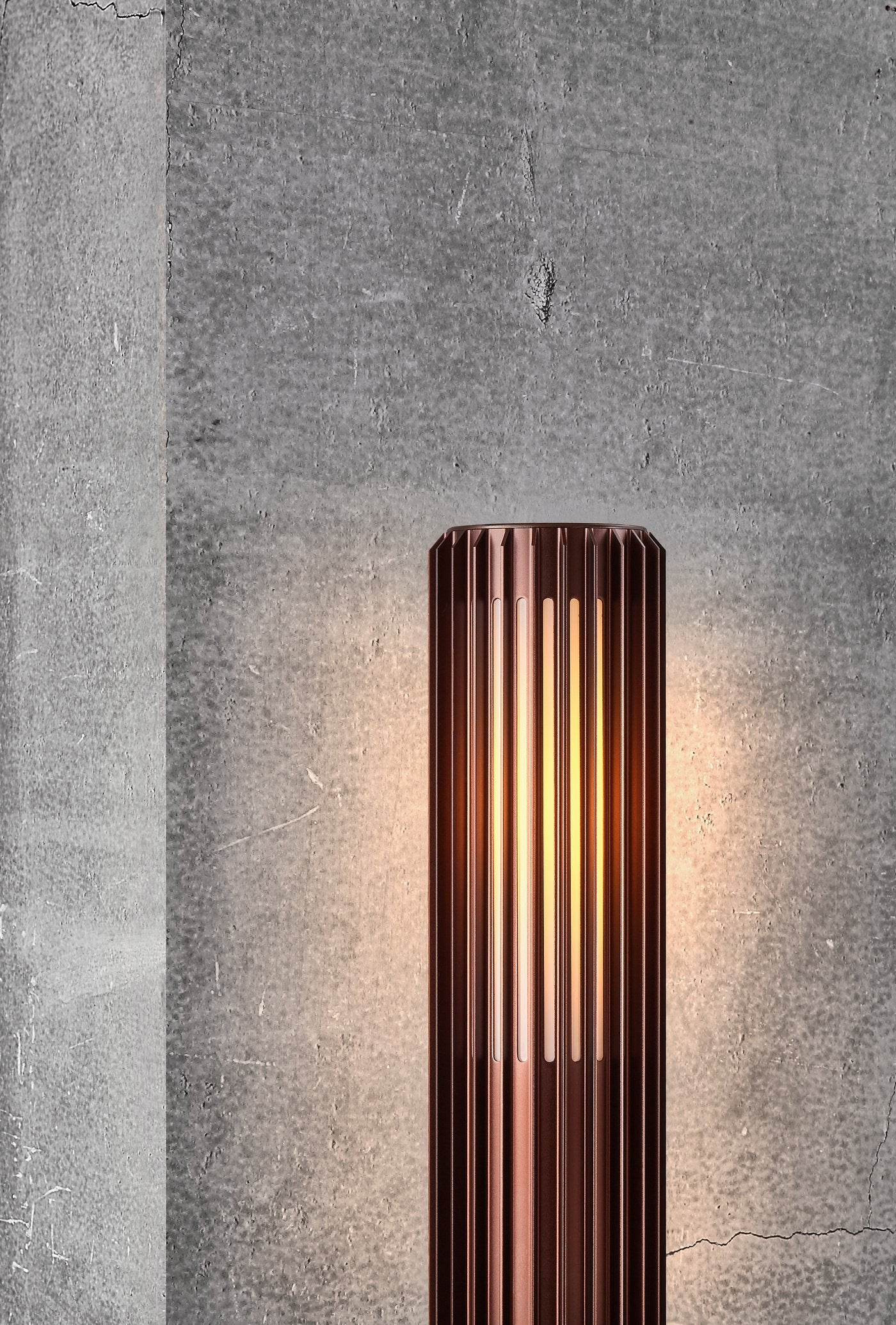 Aludra 45 IP54 Waterproof Outdoor Bollard Light in Dark Brass - Perfect for Garden, Pathway, and Landscape Lighting