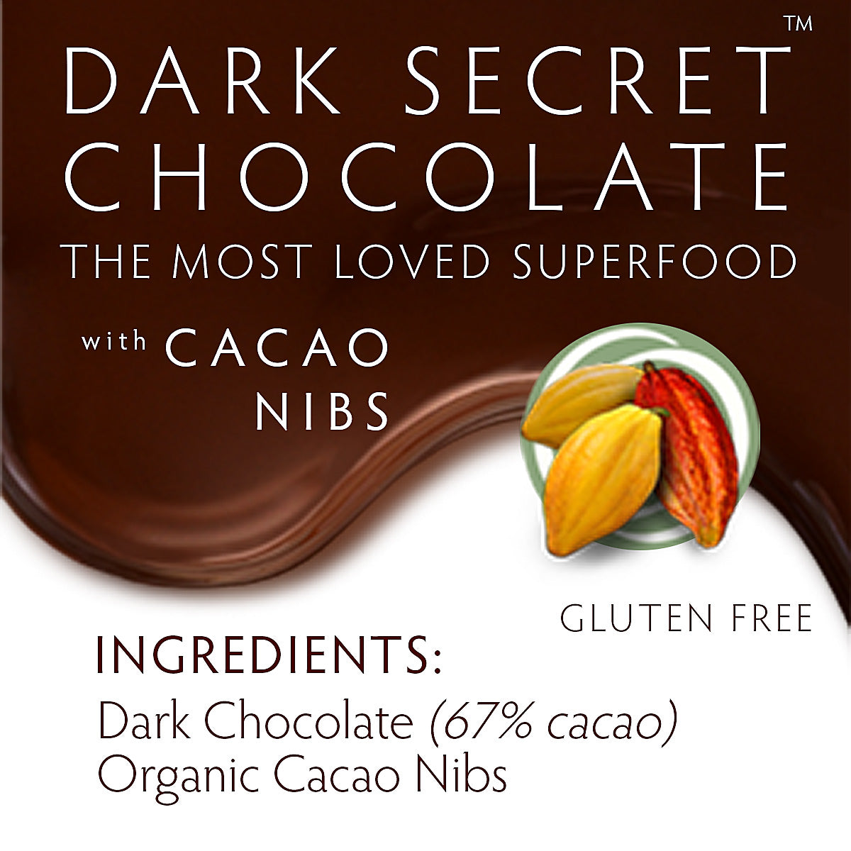 Organic Dark Chocolate with Cacao Nibs - 2 Pack (14-Day Supply) | Premium Vegan Snacks for Weight Loss & Energy Boost | Perfect for Office, Gym & Gift Giving