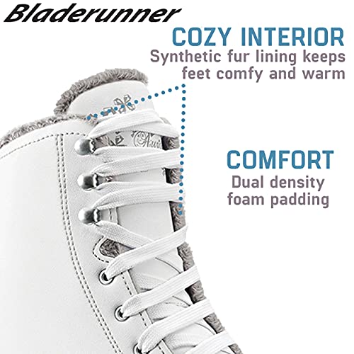 Rollerblade Bladerunner Ice Aurora Women's Figure Skates for Adults - Perfect for Ice Dancing, Recreational Skating & Winter Sports