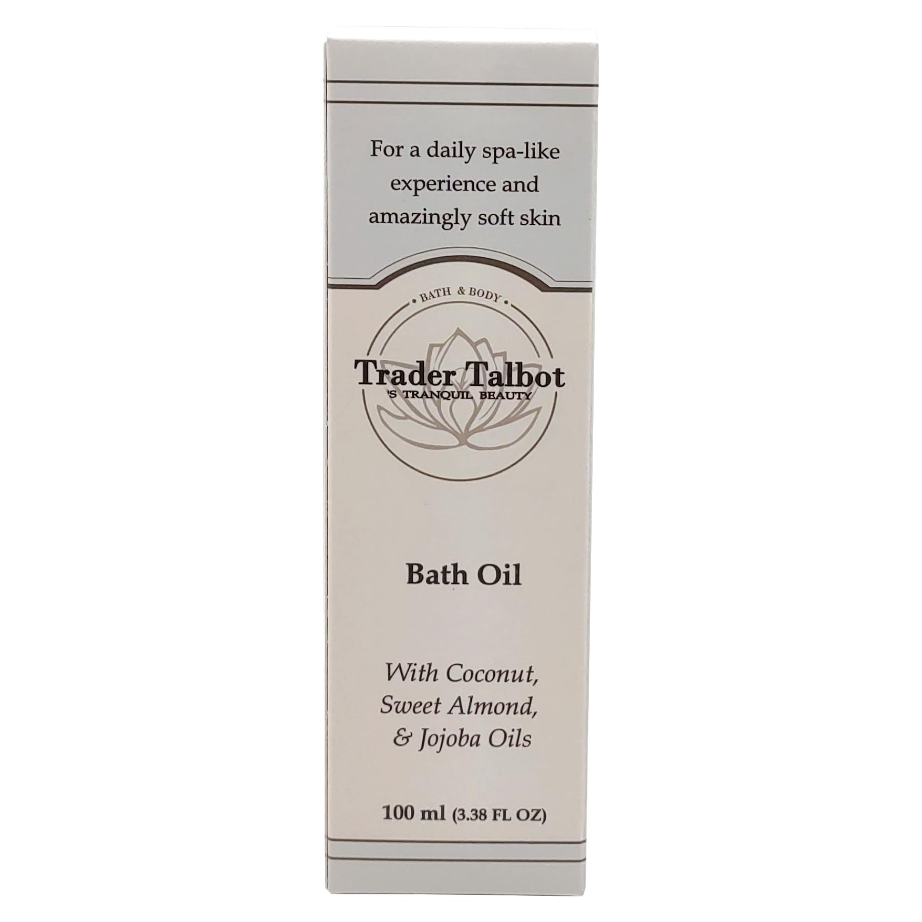 Luxury Rose Bath Oil with Coconut, Sweet Almond & Jojoba Oils - Hydrating & Relaxing Skin Care for Spa, Self Care & Romantic Bath Time
