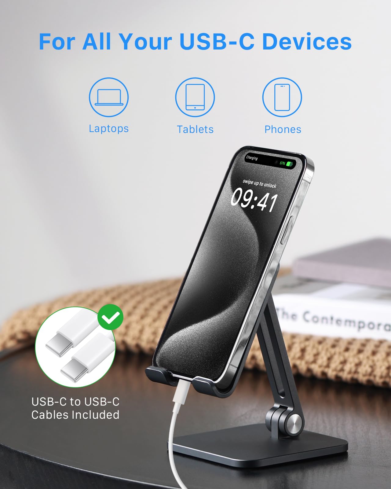 Fast Charging USB-C Charger 3-Pack with 6FT Cable - Compatible with iPhone 16/15 Series, iPad Pro & More | Quick Charge for Home, Office & Travel Use