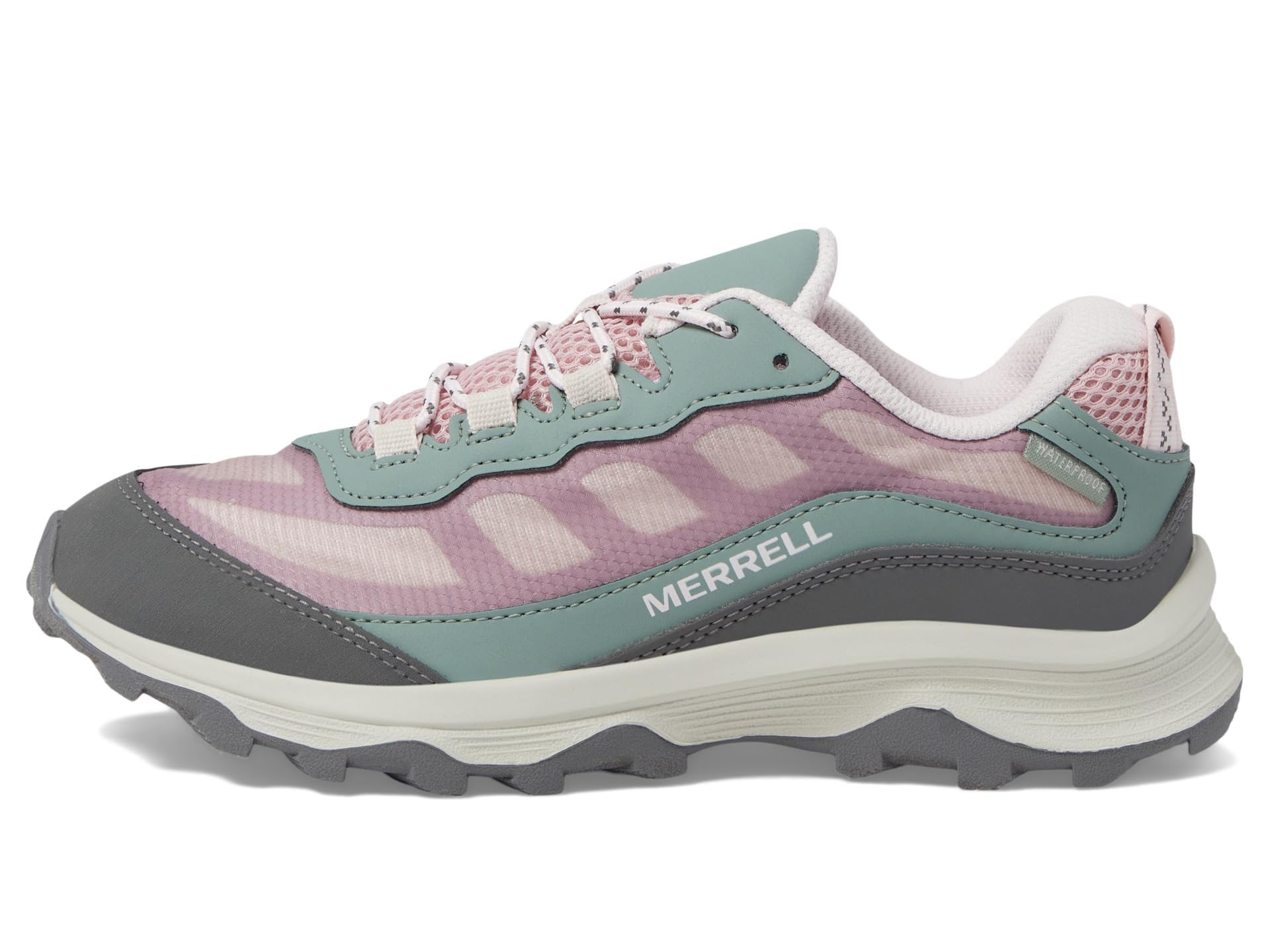 Merrell Kids Moab Speed Low Waterproof Hiking Shoes - Lightweight & Durable Trail Sneakers for Boys & Girls - Perfect for Outdoor Adventures, Camping & School Activities