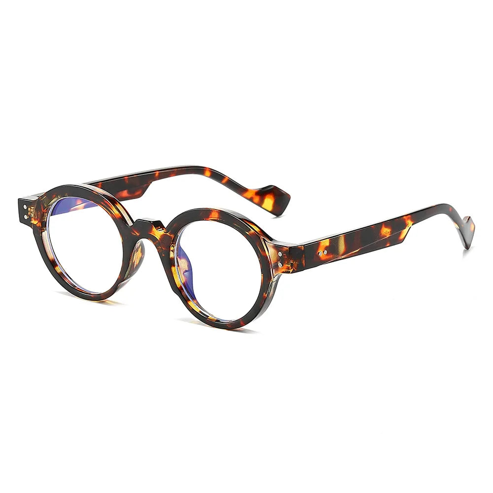 CCspace Unisex Full Rim Round Polycarbonate Reading Glasses R57194 - Stylish & Durable for Reading, Computer Work & Daily Use