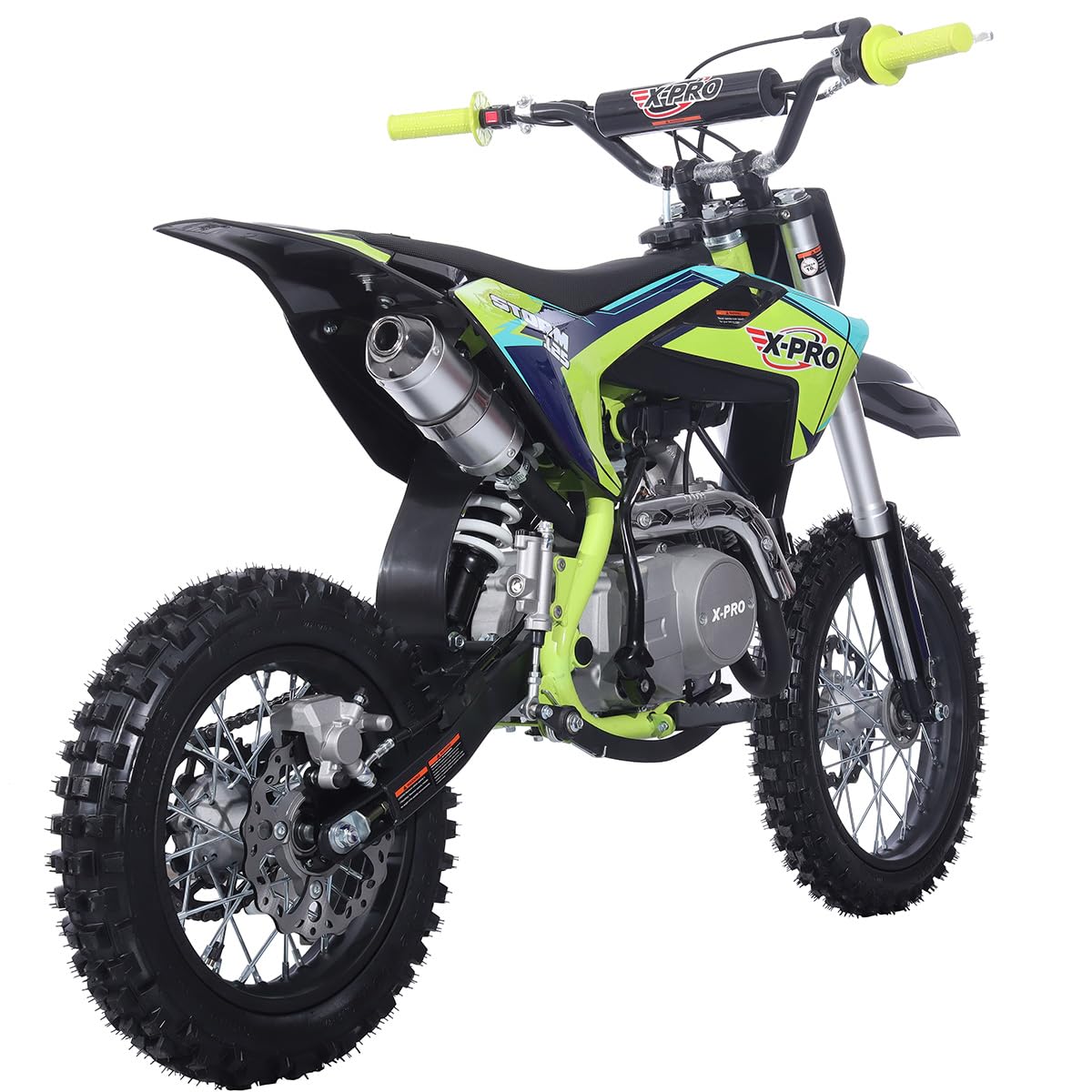 X-PRO Storm 125cc Kids Dirt Bike with Zongshen Engine | 4-Speed Manual Transmission | 14