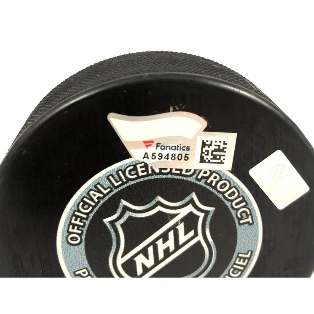 Brent Burns Autographed Hockey Puck with 