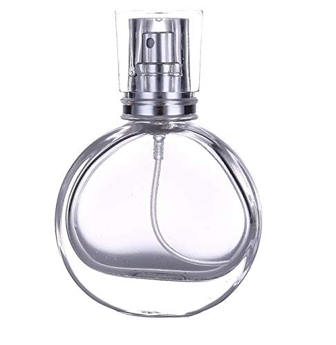 Premium 25ml Empty Clear Glass Perfume Bottles with Metal Pump - Refillable Travel Spray Bottles for DIY Perfume, Essential Oils, Rose Water | Perfect for Home Fragrance, Gift Packaging & On-the-Go Use