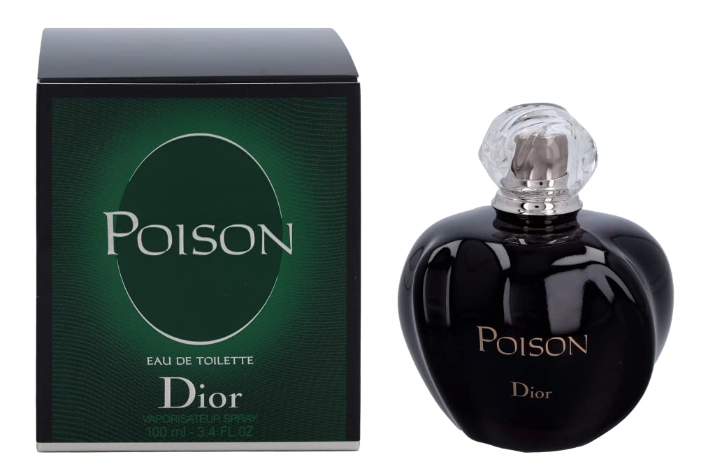 Christian Dior Poison Eau De Toilette Spray for Women - 3.4 oz Floral Fragrance Perfume | Romantic Date Night & Special Occasion Gift