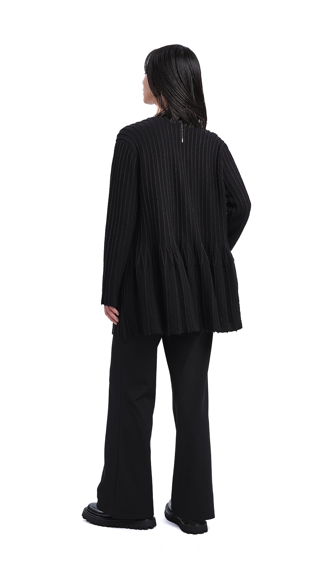 Oversized Flare Hem Cardigan for Women - Soft & Cozy Long Knit Sweater - Perfect for Fall & Winter Layering, Casual Outfits, and Office Wear