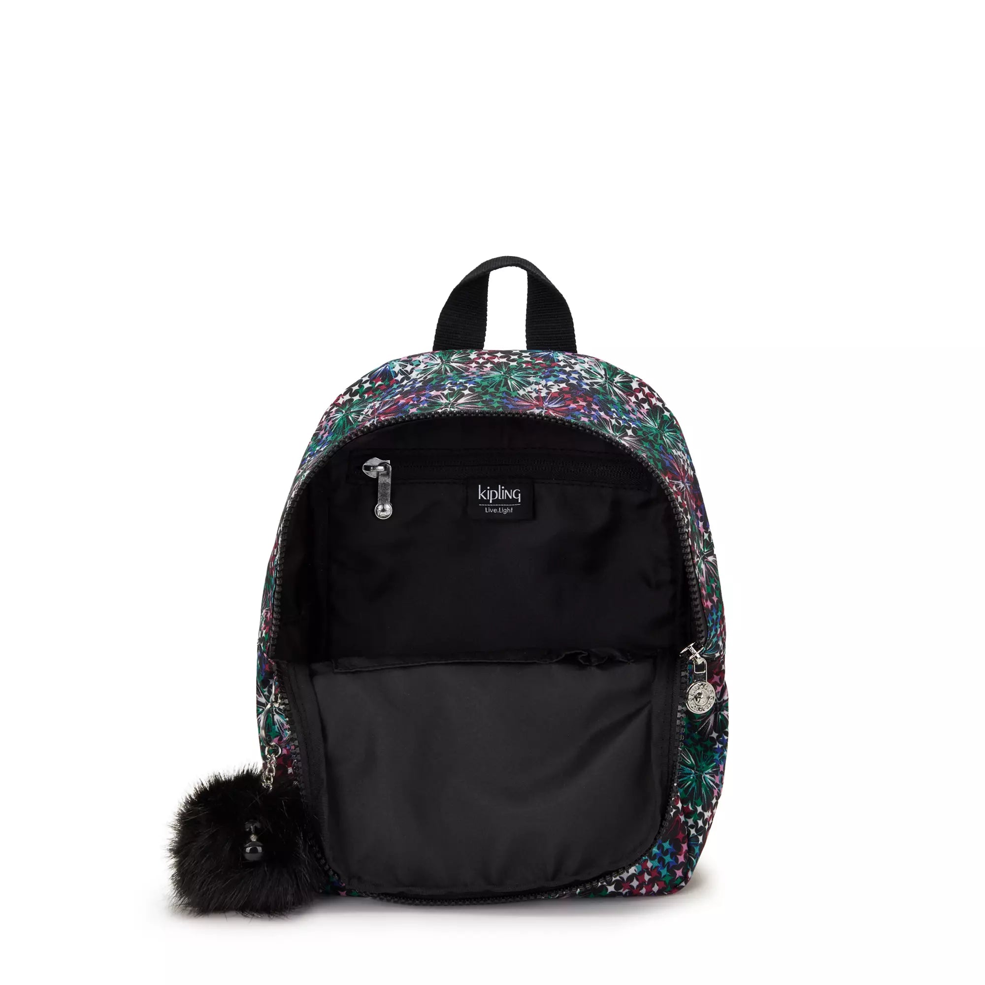Kipling Marlee Printed Backpack - Star Flower GG Pattern Lightweight Travel Laptop Backpack for Women & Teens - Perfect for School, Work, College and Daily Commute