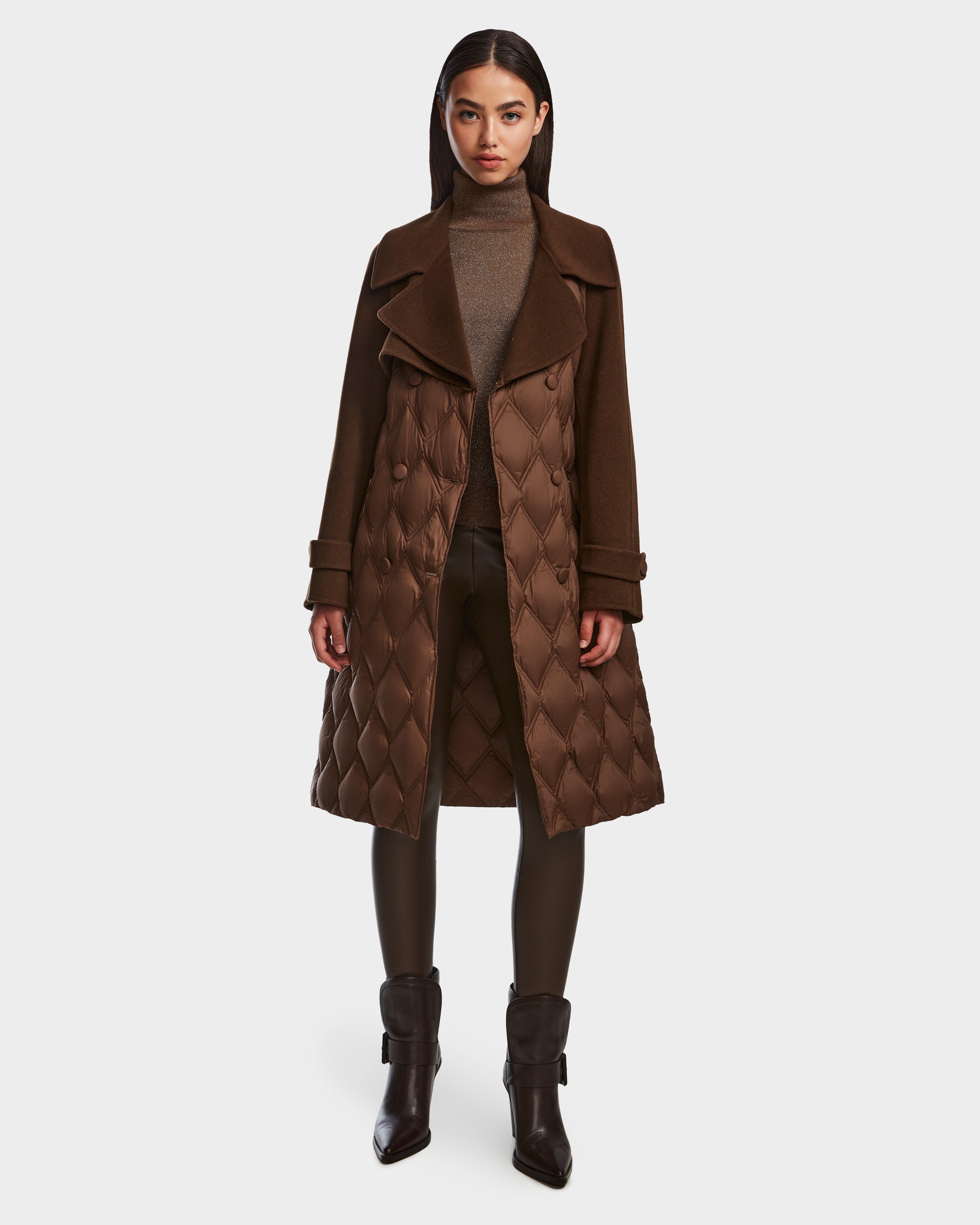 ZOE 8124711 Mocha Women's Casual Dress - Comfortable & Stylish for Everyday Wear | Perfect for Office, Date Night & Weekend Outings