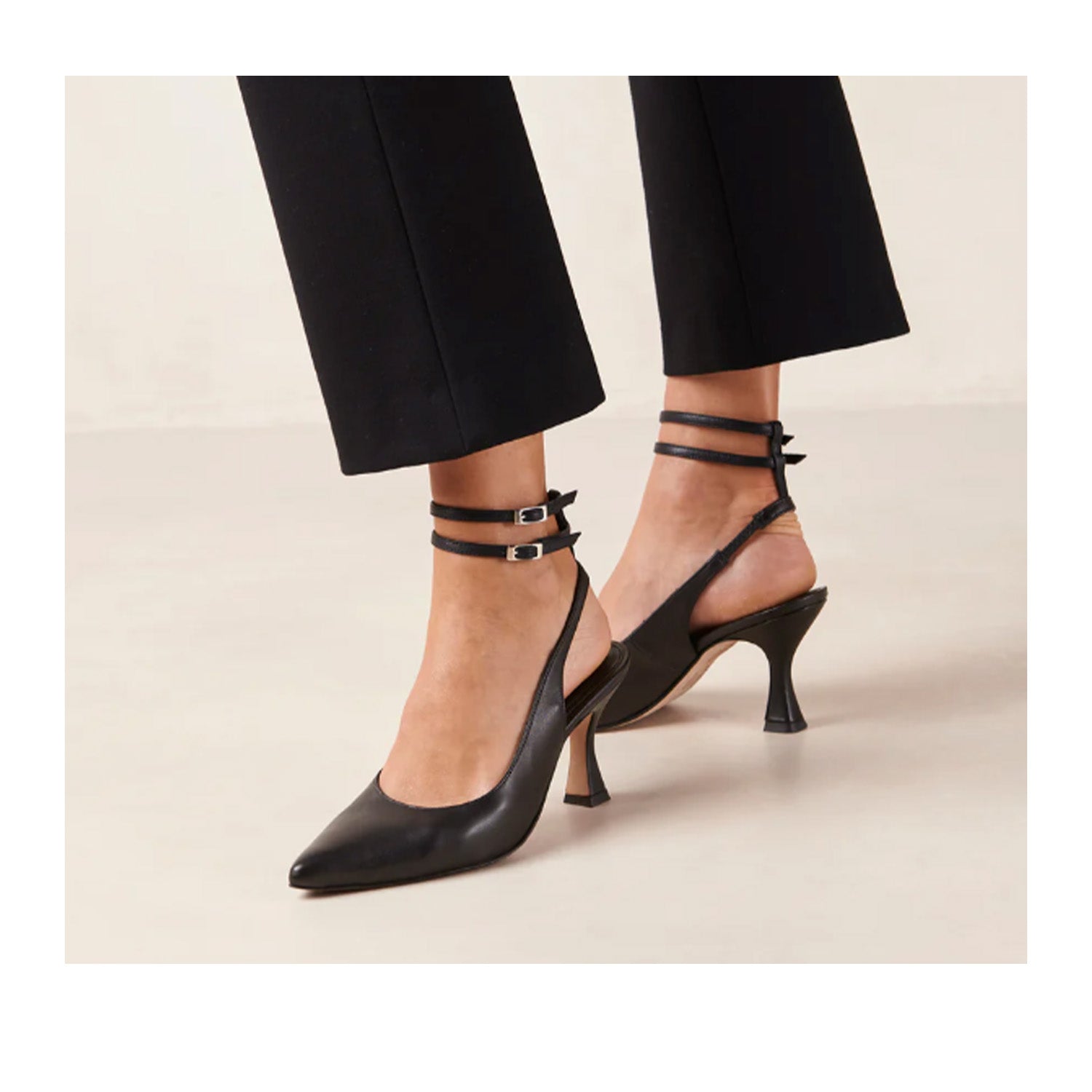 Alohas Women's Louise Black Leather Boots - Stylish & Comfortable Ankle Boots for Casual Outings, Work & Date Nights