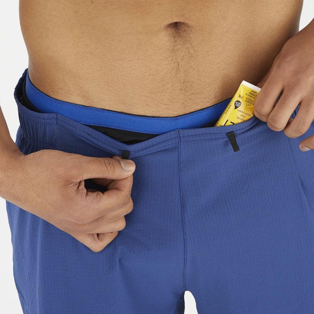 Salomon Men's Sense Aero 5 Running Shorts - Lightweight, Breathable & Quick-Dry for Trail Running & Outdoor Workouts