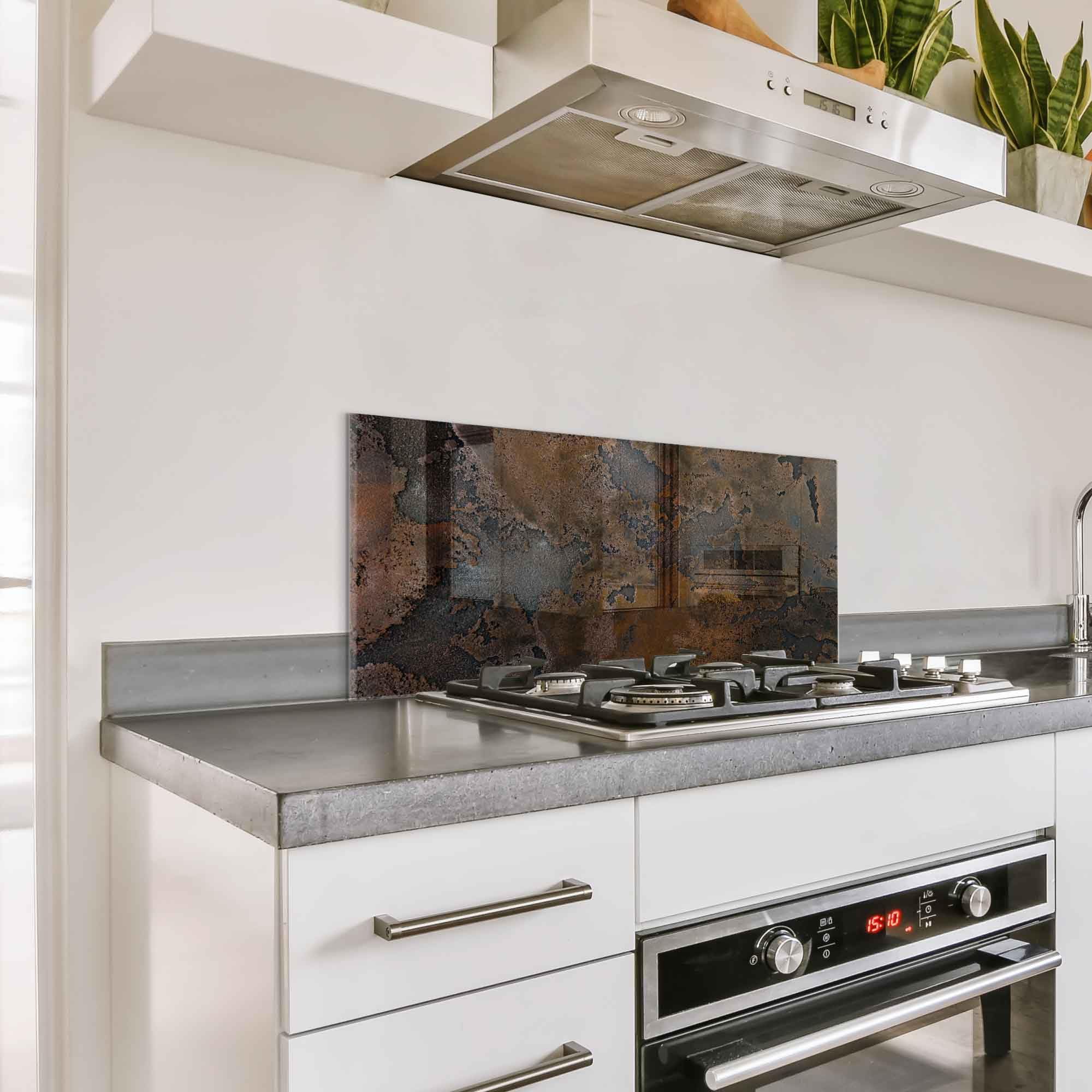 Premium Tempered Glass Kitchen Backsplash - 39.5x27.5