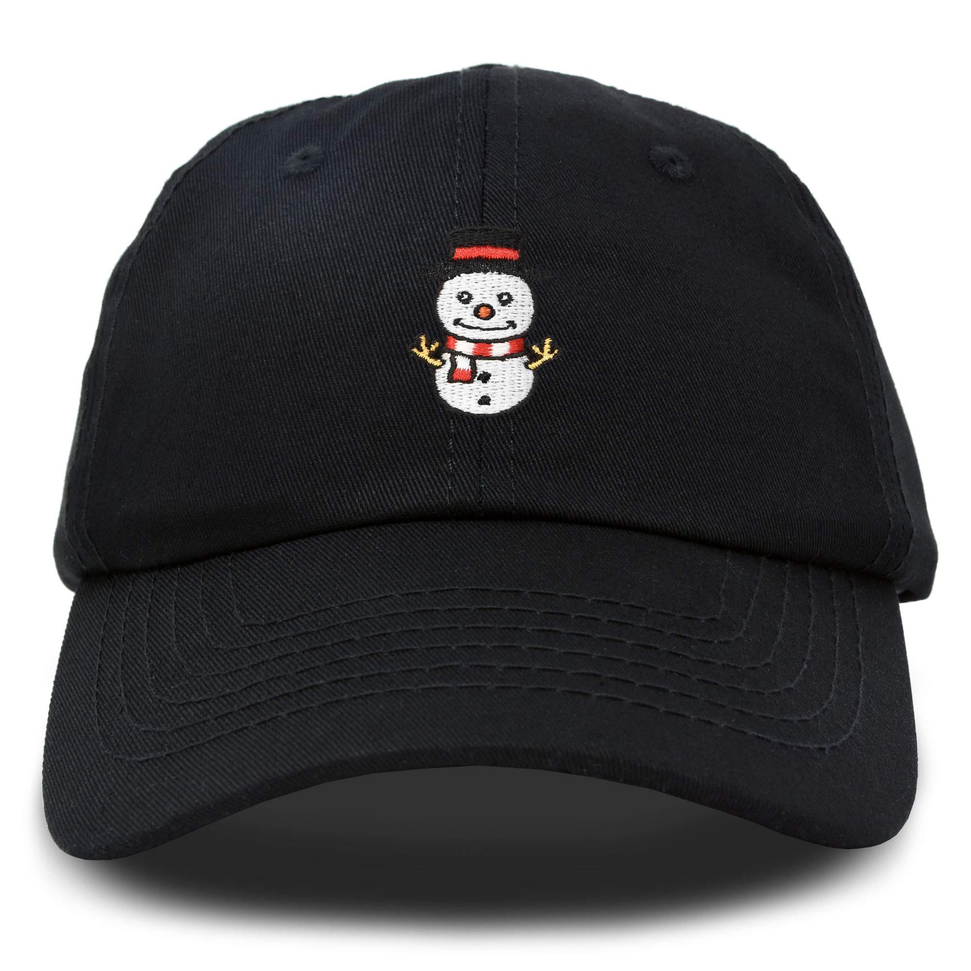 DALIX Cute Snowman Hat for Women - Winter Baseball Cap with Embroidery - Perfect for Christmas, Holiday Parties & Outdoor Activities