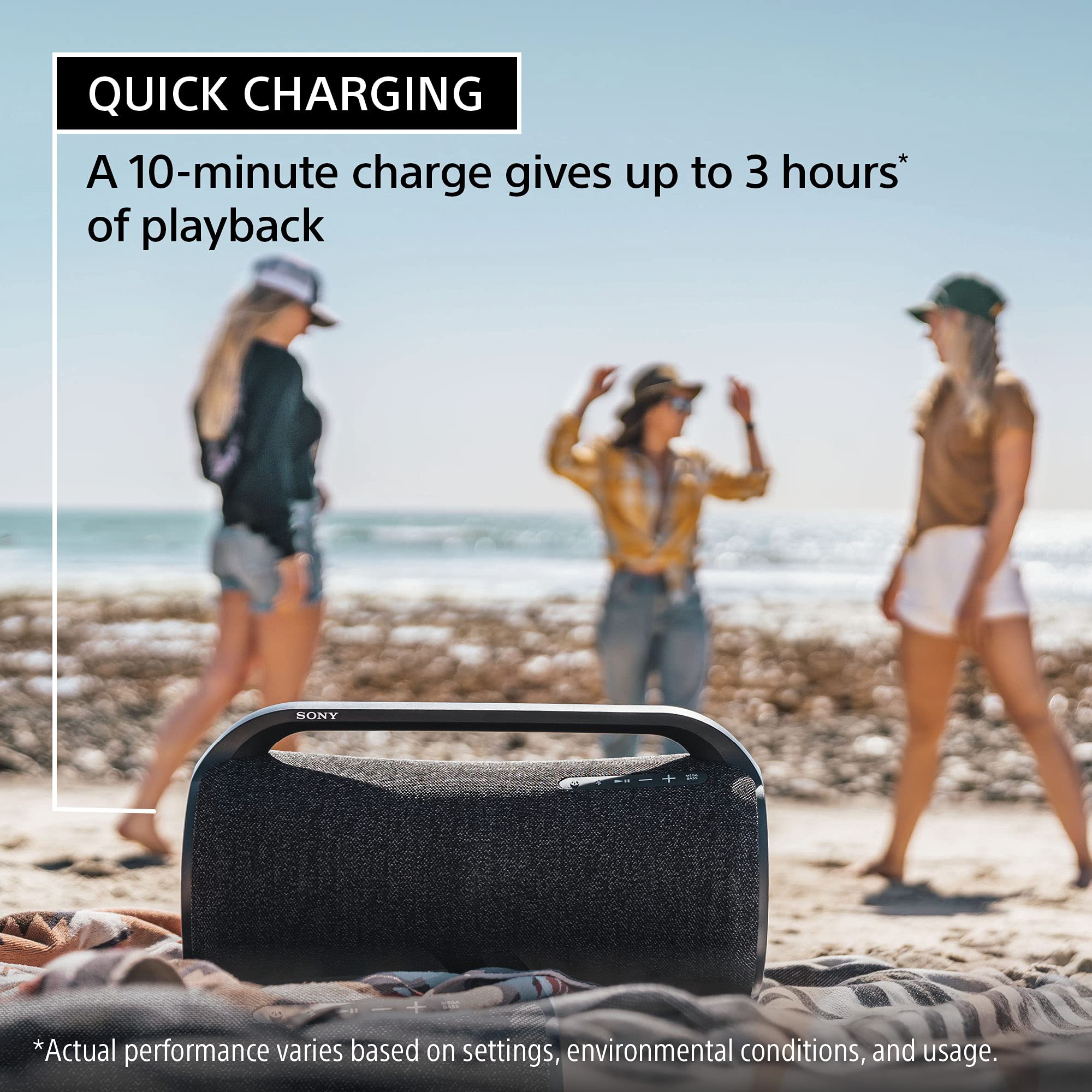 Sony SRS-XB13 Portable Bluetooth Speaker - Waterproof, Extra Bass, 16H Battery (Renewed) - Perfect for Outdoor, Travel, Beach & Pool Parties