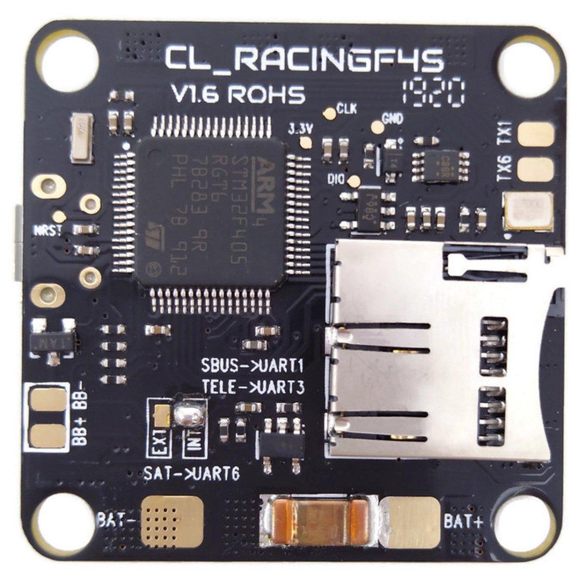 CL Racing F4S 30x30mm Flight Controller with PDB & OSD - All-in-One V1.6 for FPV Racing Drones (Perfect for DIY Quadcopter Builds and High-Speed Drone Racing)