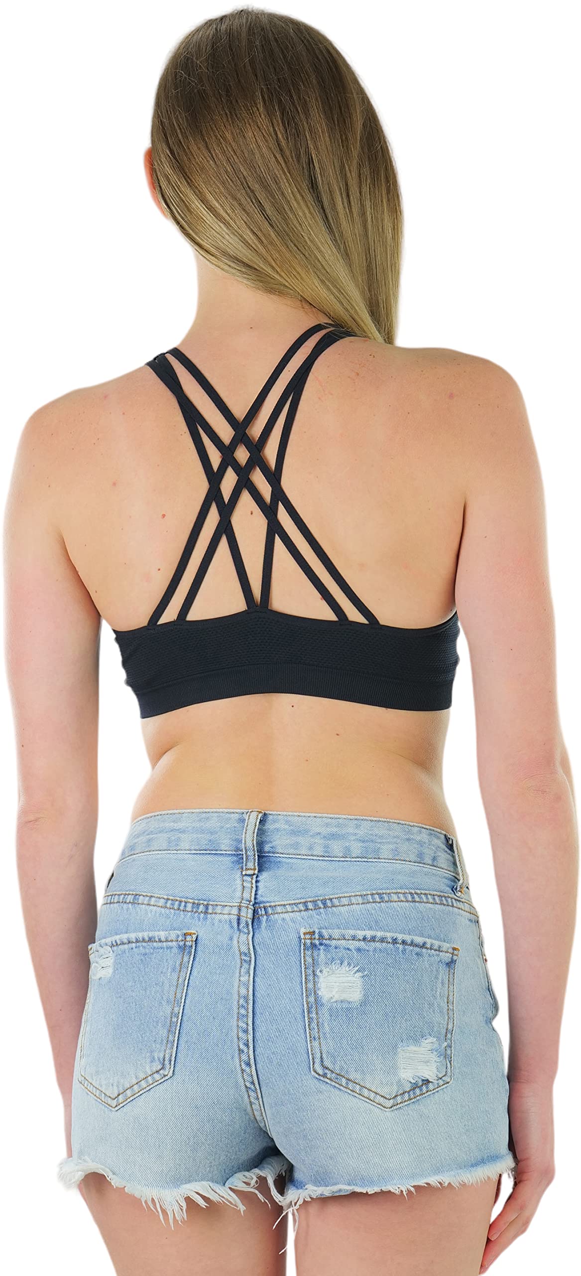 ToBeInStyle Women’s Seamless Wire-Free Sports Bras & Bralettes - Supportive Comfort for Yoga, Gym & Everyday Wear