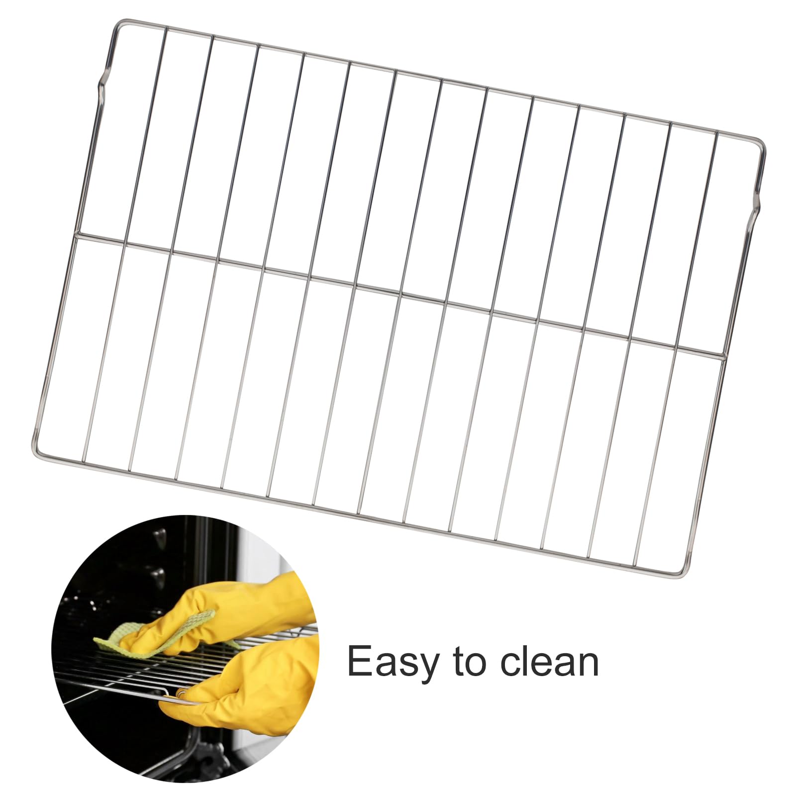 316067902 Oven Rack Replacement 22.6 x 16 Inches - Compatible with GE, Frigidaire, Kenmore Range Oven Stove (2 Pack) - Heavy Duty Baking Rack for Roasting, Broiling, and Cooking Large Meals