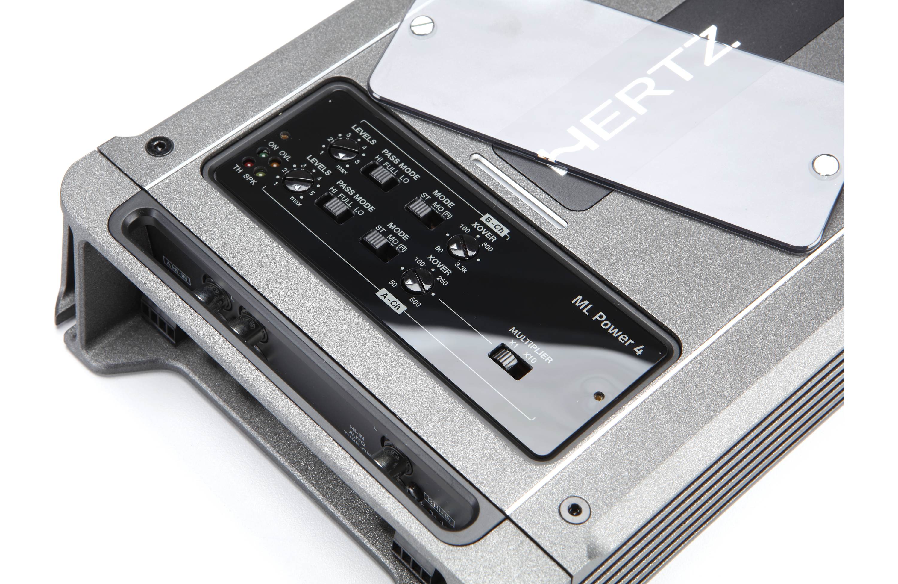 Hertz Mille ML Power 4 D Class 4 Channel Car Amplifier - High Power Audio System for Cars, Trucks & SUVs - Perfect for Upgrading Your Vehicle Sound System