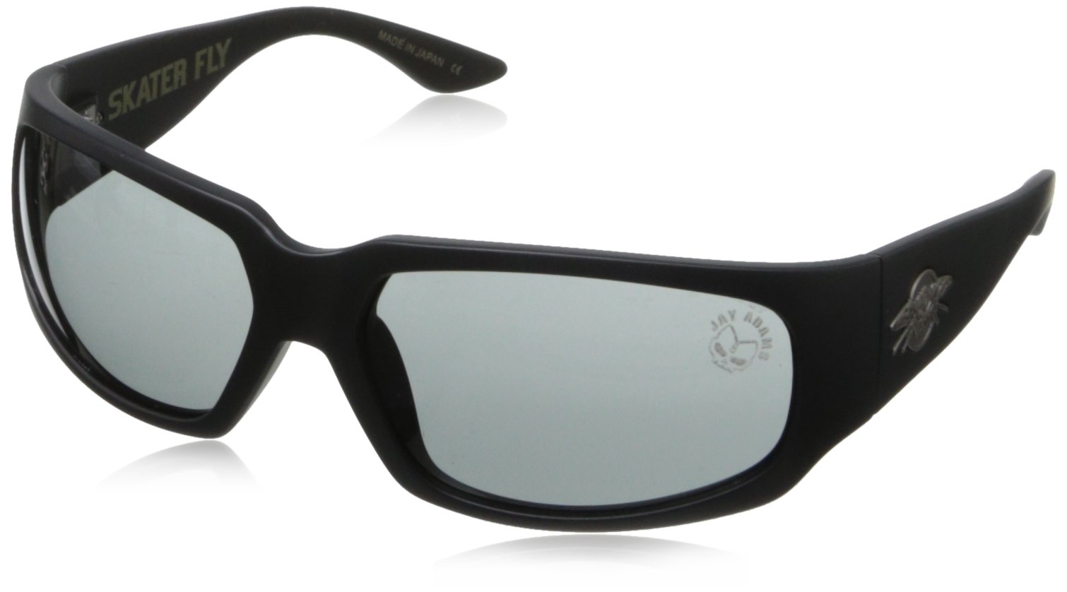 Black Flys Skater Fly Wrap Sunglasses - Polarized UV Protection for Men & Women - Perfect for Skateboarding, Cycling, and Outdoor Sports