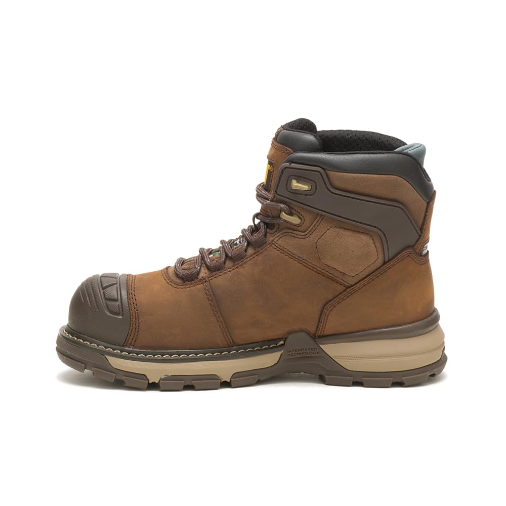 CAT Women's Excavator Superlite WP TXNT CSA Safety Work Shoes - Lightweight Waterproof Steel Toe Boots for Construction, Warehouse & Industrial Work
