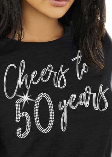 Cheers to 50 Years Tee Rs (Black)