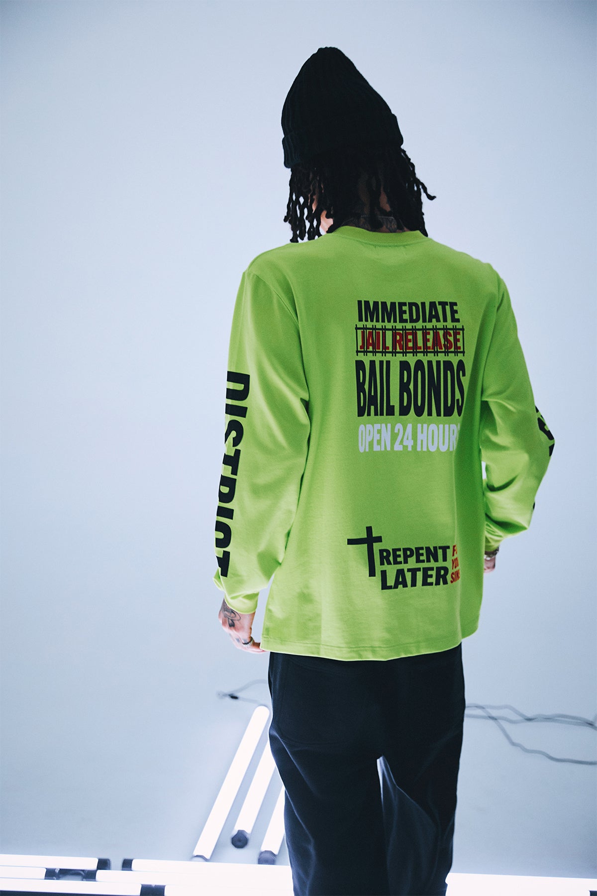 LAWRENCE Long Sleeve T-Shirt | Neon RTA Underground Streetwear | Perfect for Urban Fashion & Nightlife