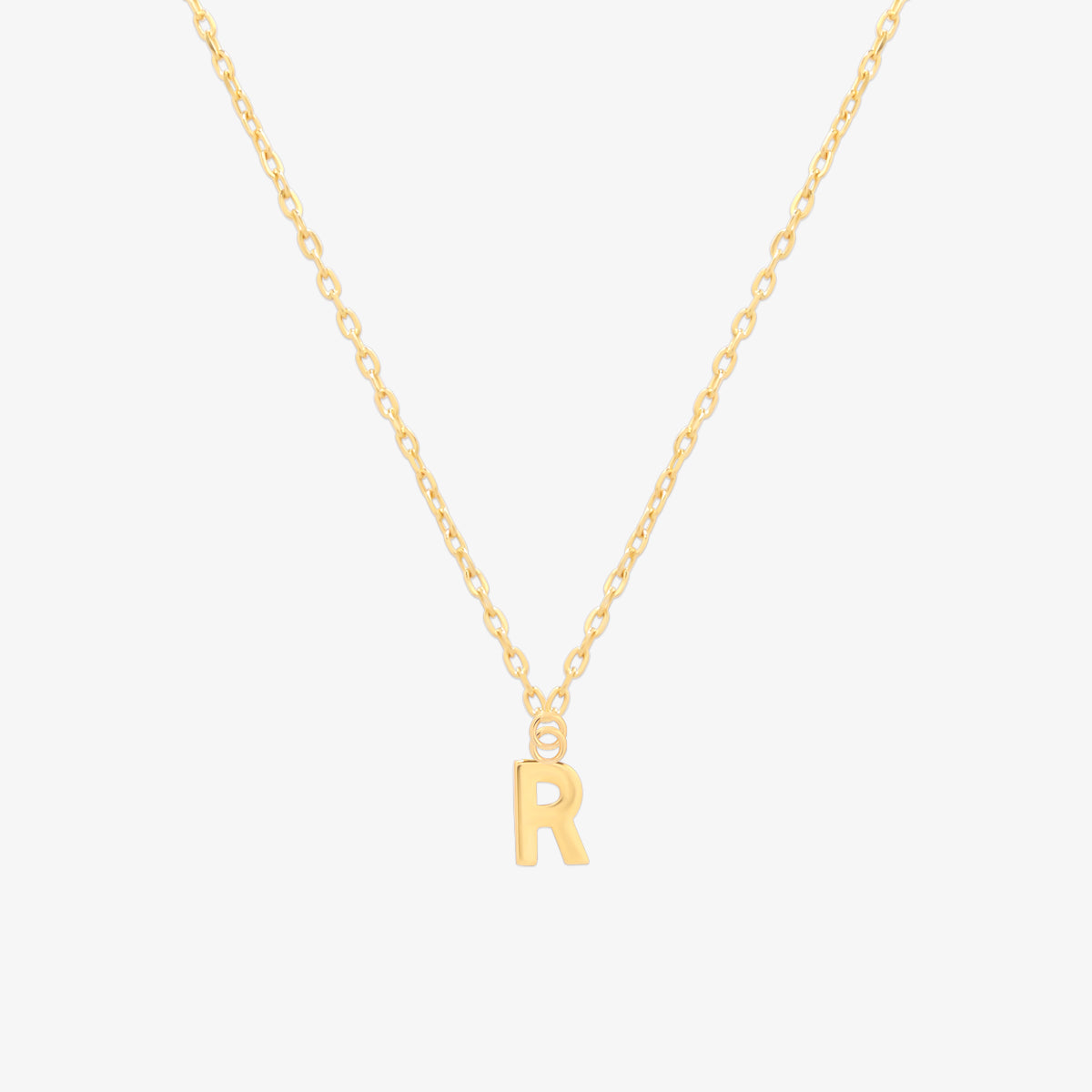 Classic Initial Pendant Necklace - Personalized A-Z Letter Jewelry for Women - Perfect Gift for Birthday, Anniversary & Valentine's Day