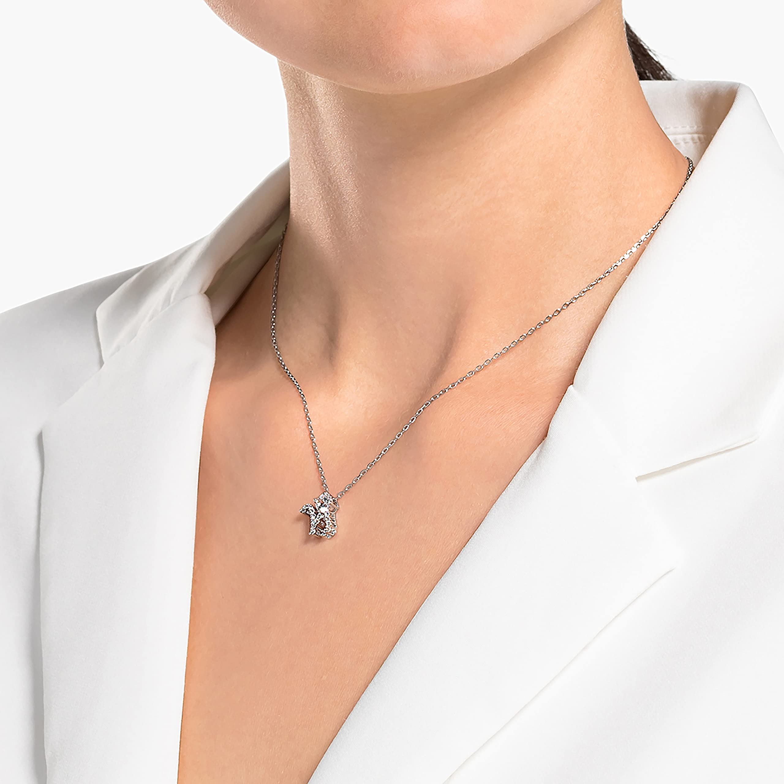 Swarovski Zodiac Pendant Necklace - 12 Astrological Signs Collection with Clear Crystals | Perfect for Birthday Gifts, Horoscope Lovers & Everyday Elegance