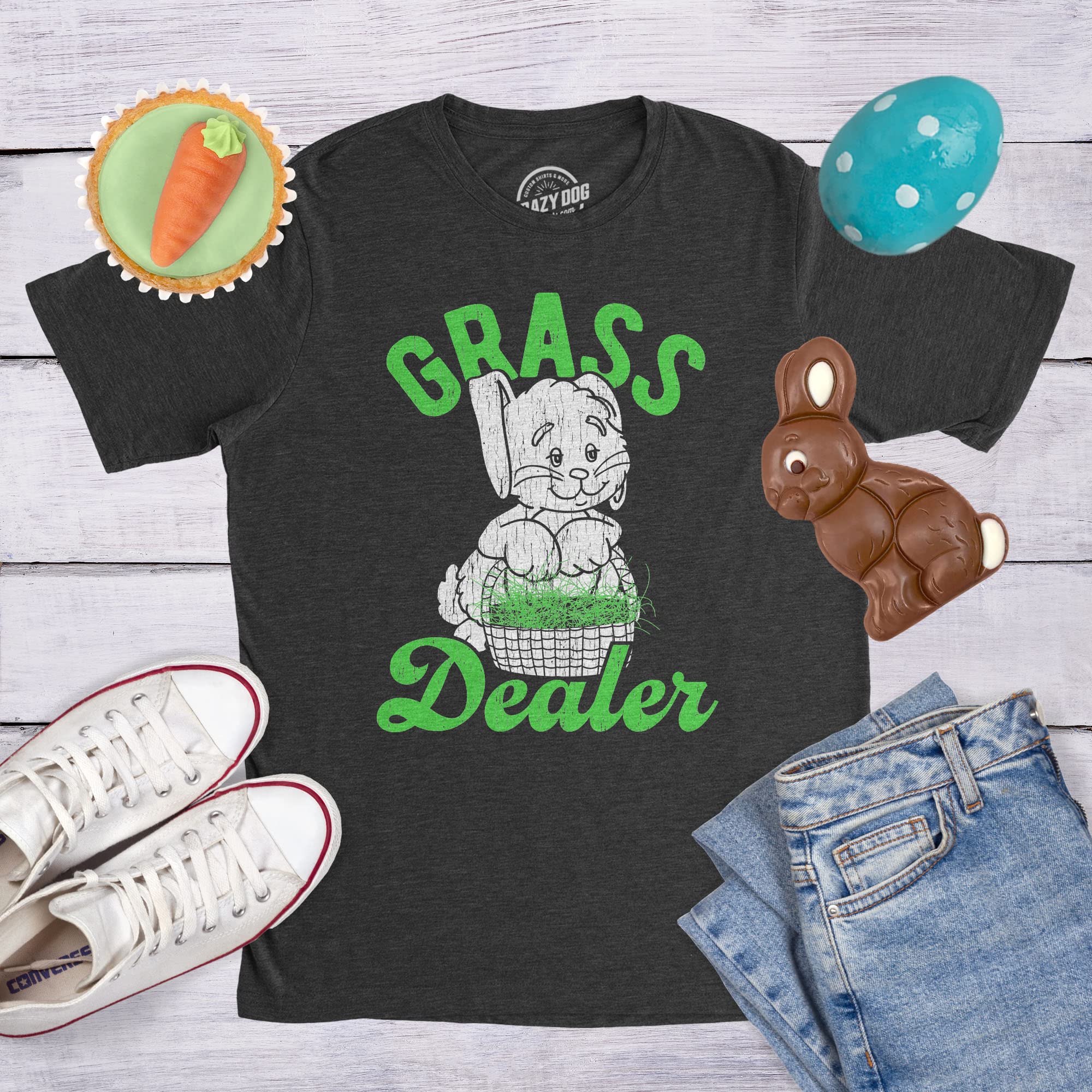 Funny Easter Bunny T-Shirts for Men - Cute & Humorous Bunny Graphic Tees - Perfect for Easter Celebrations, Parties & Casual Wear