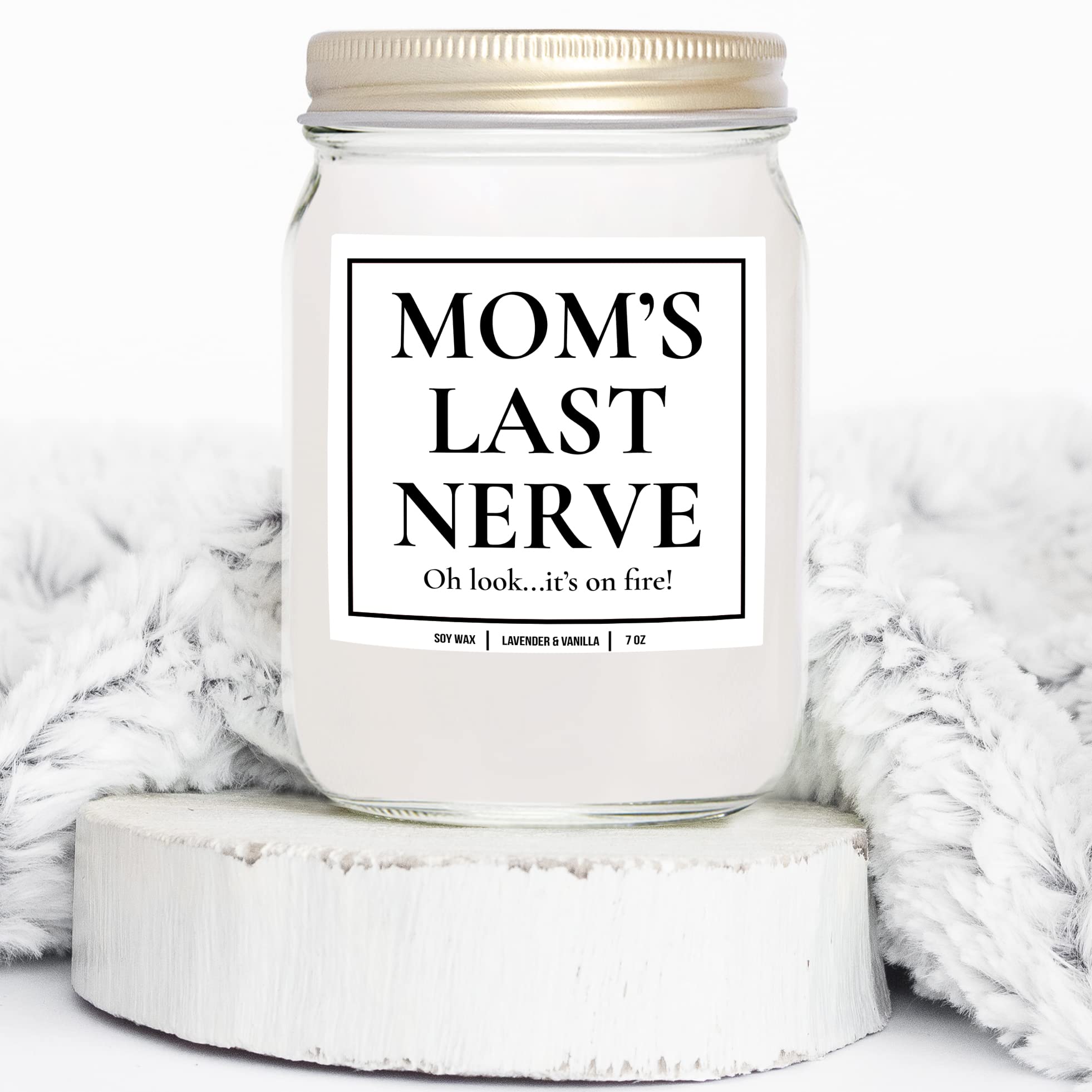 You Nique Designs Get Well Soon Candle - 7oz Lavender Vanilla Scented Soy Candle | Post Surgery Recovery Gift, Divorce Gift for Women | Relaxing Home Aromatherapy for Healing & Comfort