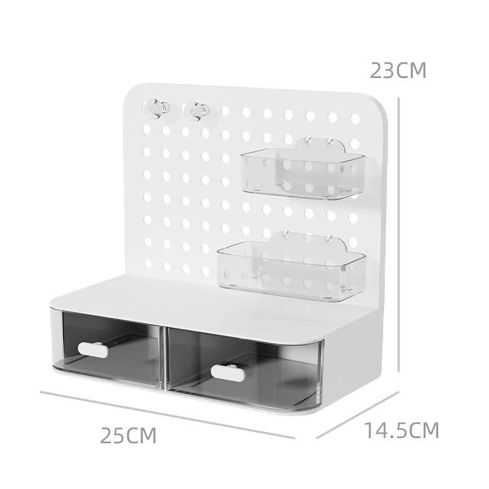 YWJLQH Compact Desk Organizer - Stylish Office Supply Storage for Pens, Papers & More - Perfect for Home Office, Study & Workspace Organization