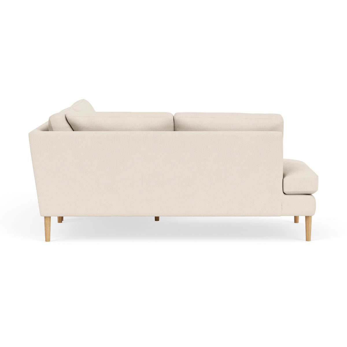 Astha Fabric Left Corner Sofa - Modern L-Shaped Sectional Couch for Living Room, Lounge & Small Spaces | Comfortable Home Furniture for Relaxing & Entertaining