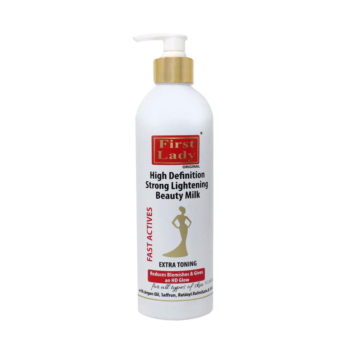 Premium Skin Brightening Body Lotion with Argan Oil & Saffron - 500ml Hydrating Milk for Even Skin Tone | AHA Formula for Glowing Complexion | Perfect for Daily Moisturizing & Nighttime Skin Care Routine