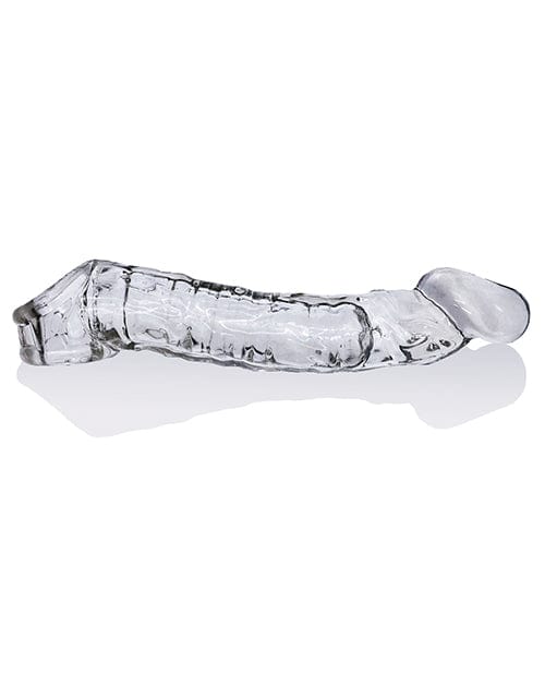 Oxballs Muscle Ripped Cocksheath - Clear Silicone Penis Sheath for Enhanced Pleasure & Sensation | Perfect for Couples Play & Solo Exploration