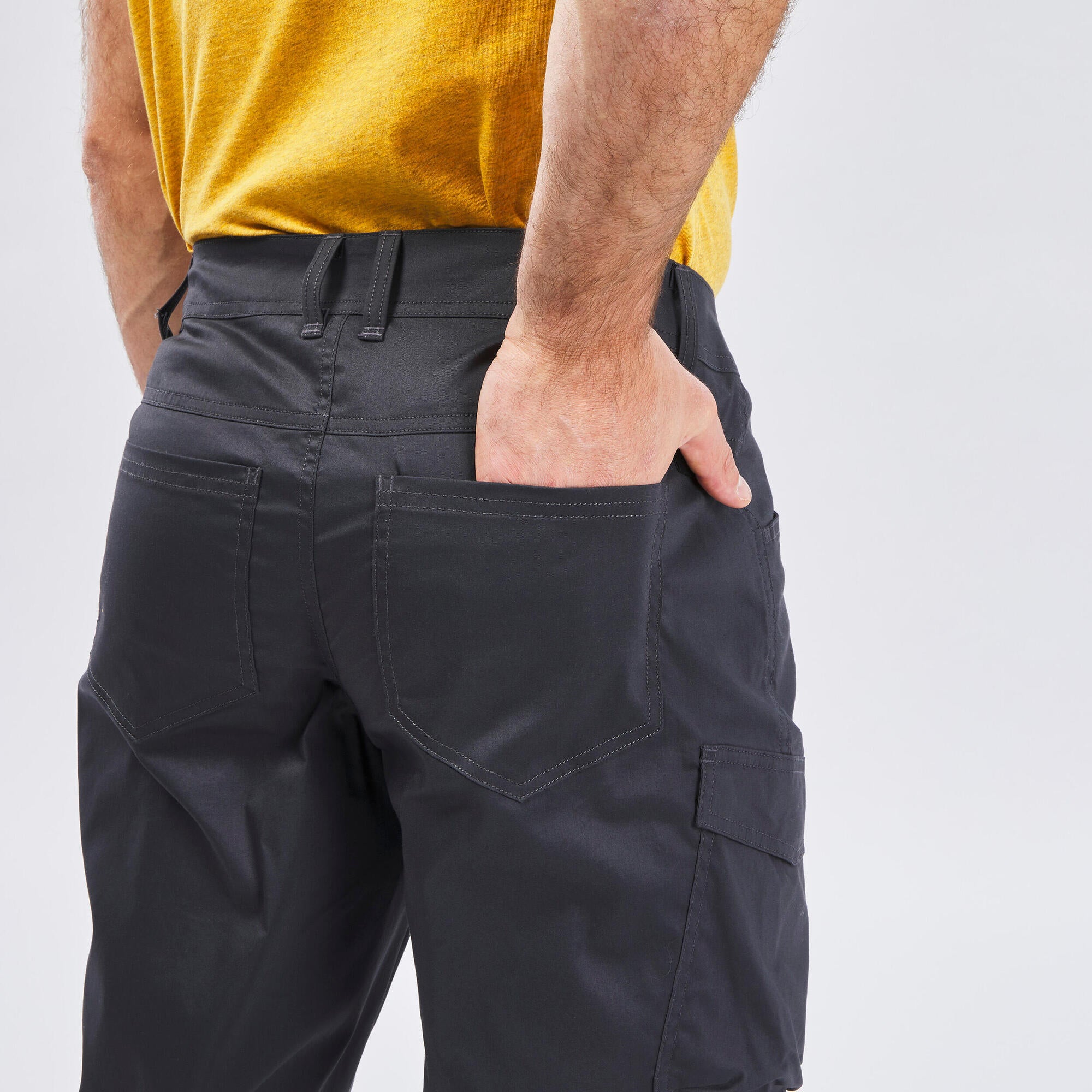 Quechua NH100 Men's Hiking Pants - Lightweight, Quick-Dry Outdoor Trekking Trousers for Camping & Mountain Climbing