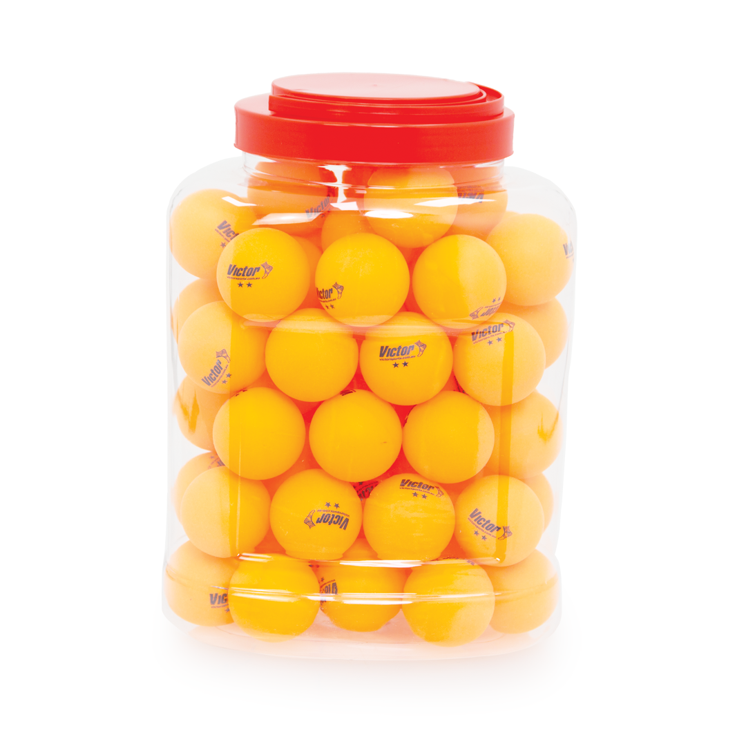 Victor Table Tennis Balls - 60-Pack Premium Competition Ping Pong Balls | Perfect for Tournaments, Training & Home Recreation