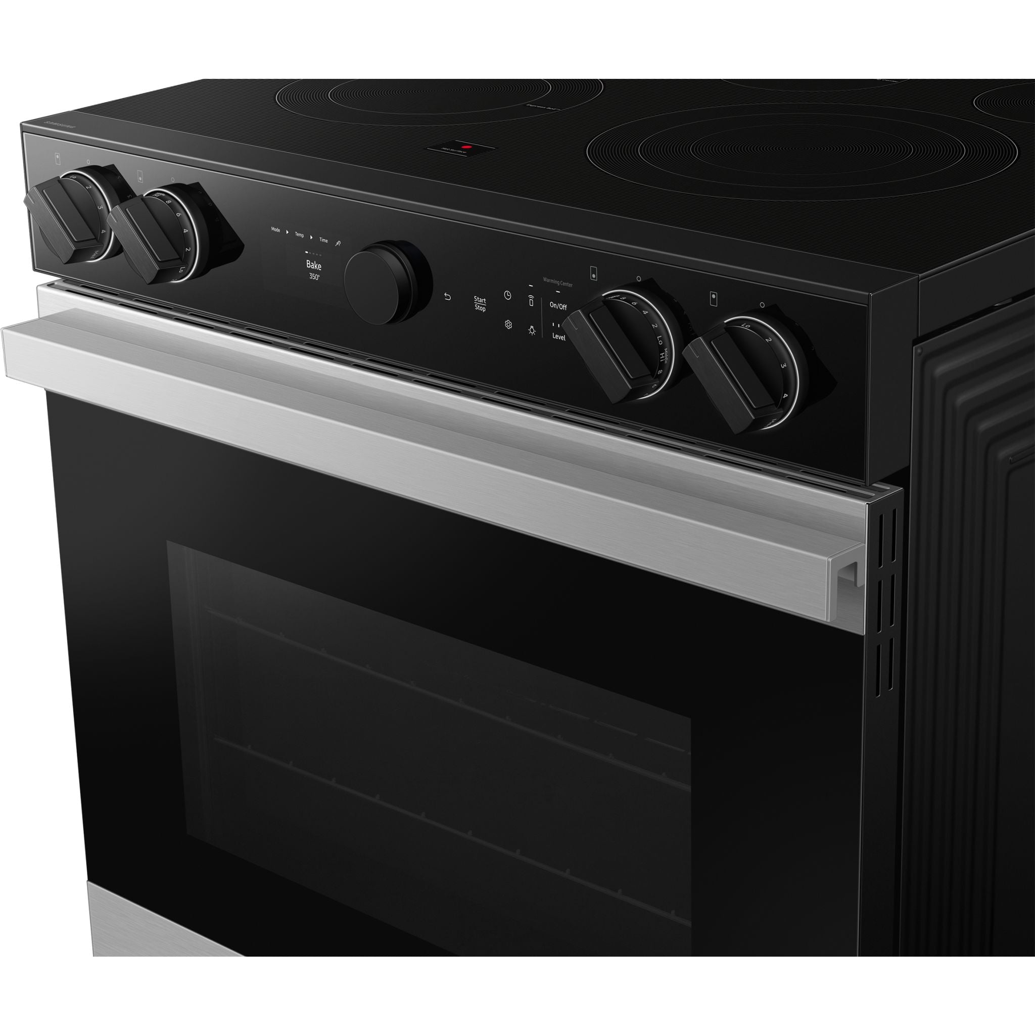 Samsung NSE6DG8700SRAC Slide-In Electric Range - 30 Inch Stainless Steel Smart Oven with Convection & Air Fry - Perfect for Modern Kitchens & Home Cooking