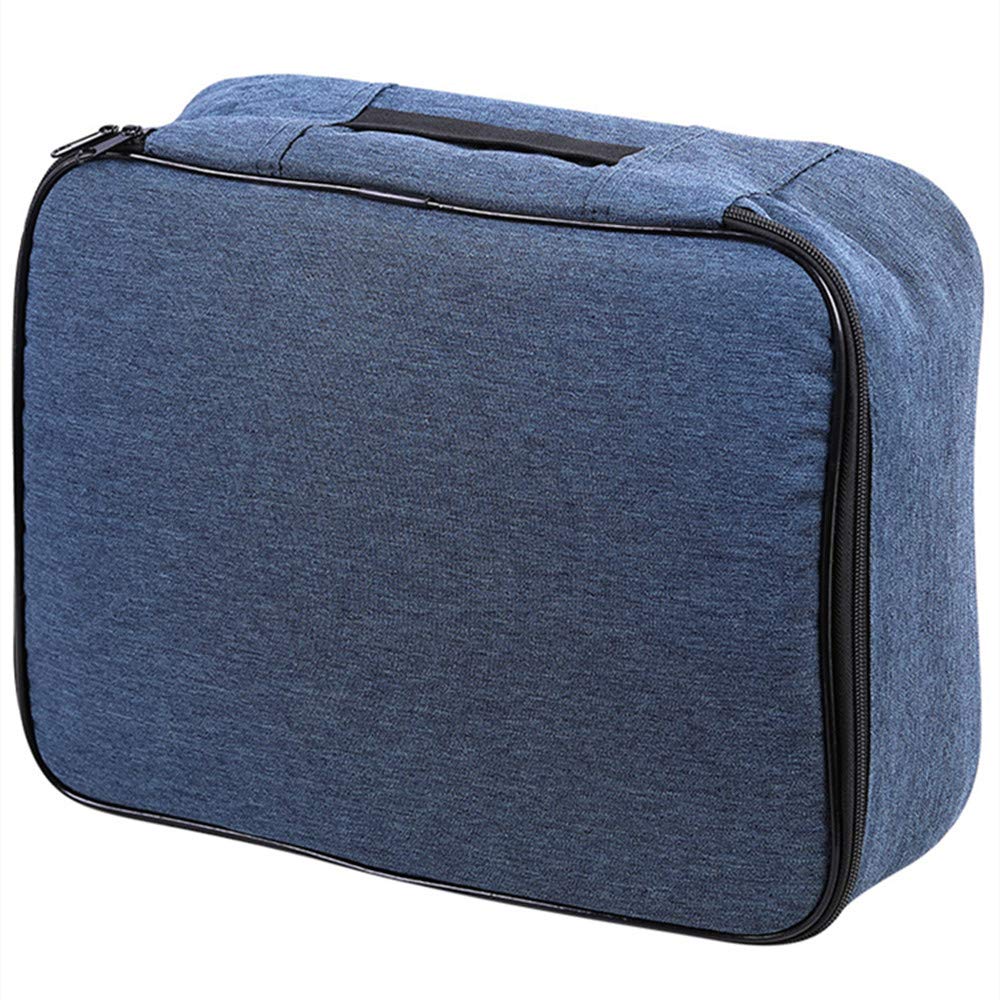 Waterproof Multi-Layer Travel Document Organizer - Portable Passport Wallet with RFID Blocking for Credit Cards & IDs - Perfect for Air Travel, Business Trips & Daily Commute