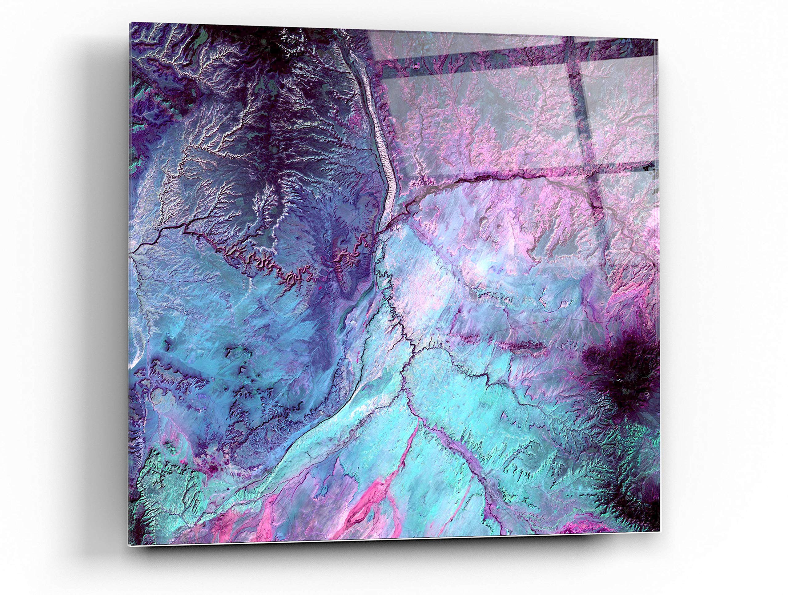 Epic Art 'Earth As Art: Cloud Lightning' Acrylic Glass Wall Art - 24x24 Inches Modern Home Decor for Living Room, Bedroom & Office - Stunning Nature Photography Print for Contemporary Interior Design