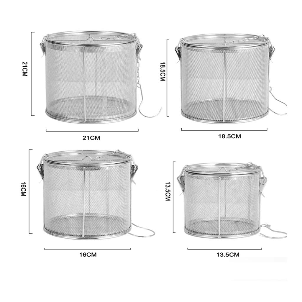 Premium Stainless Steel Fine Mesh Strainer - 30x30cm Large Capacity Colander for Gravy, Soup, Tea, Spices & Hot Pot | Durable Kitchen Tool for Cooking, Baking & Brewing | Perfect for Restaurants, Home Chefs & Tea Lovers