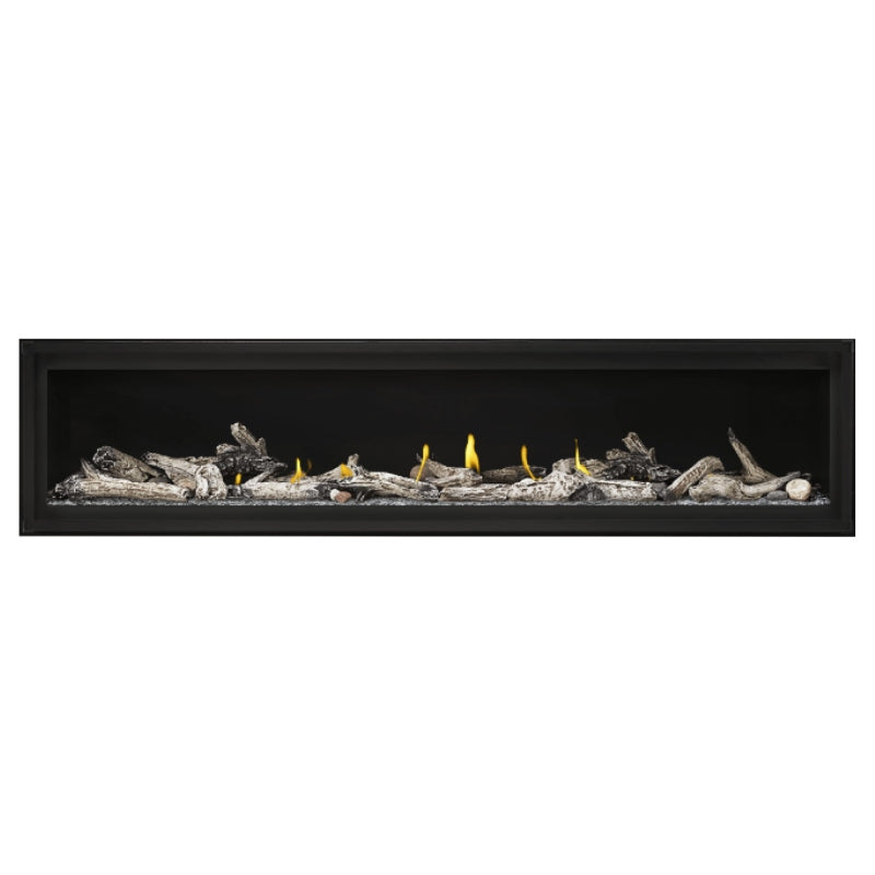Napoleon Luxuria 74 Linear Direct Vent Gas Fireplace - LVX74NX | Modern Home Heating Solution for Living Rooms & Patios