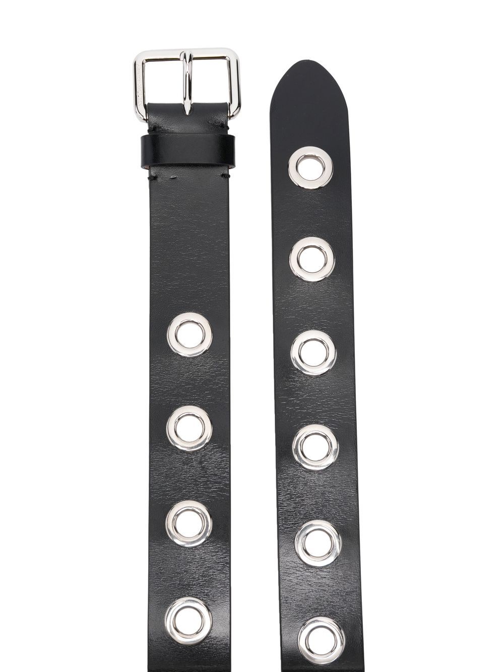 Alexander McQueen Black Leather Belt for Men & Women | Luxury Designer Fashion Accessory | Perfect for Casual, Office & Formal Outfits