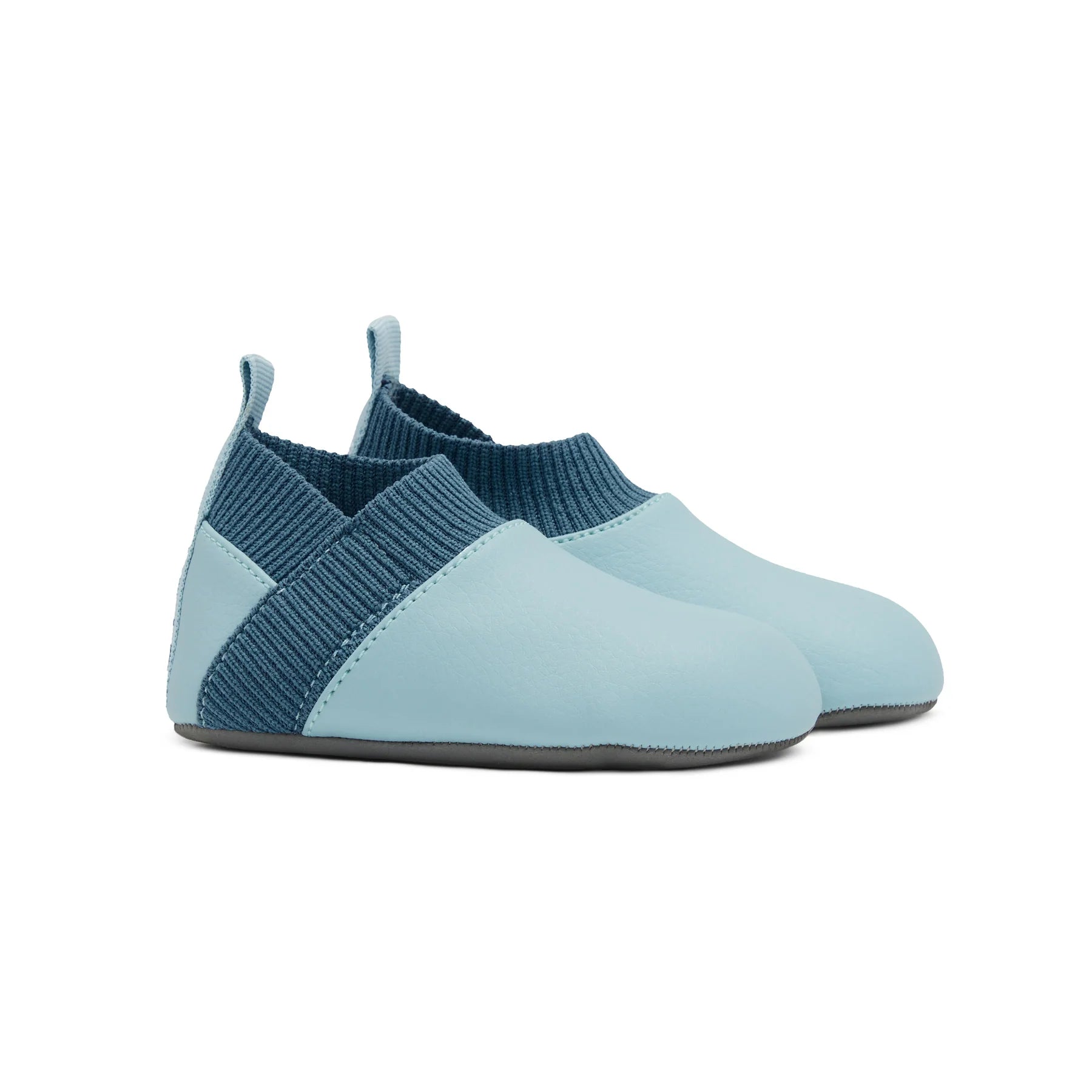 Stonz Haze Blue Denim Yale Baby Shoes - Waterproof & Non-Slip First Walkers for Infants & Toddlers - Perfect for Outdoor Play, Park Visits & Everyday Adventures